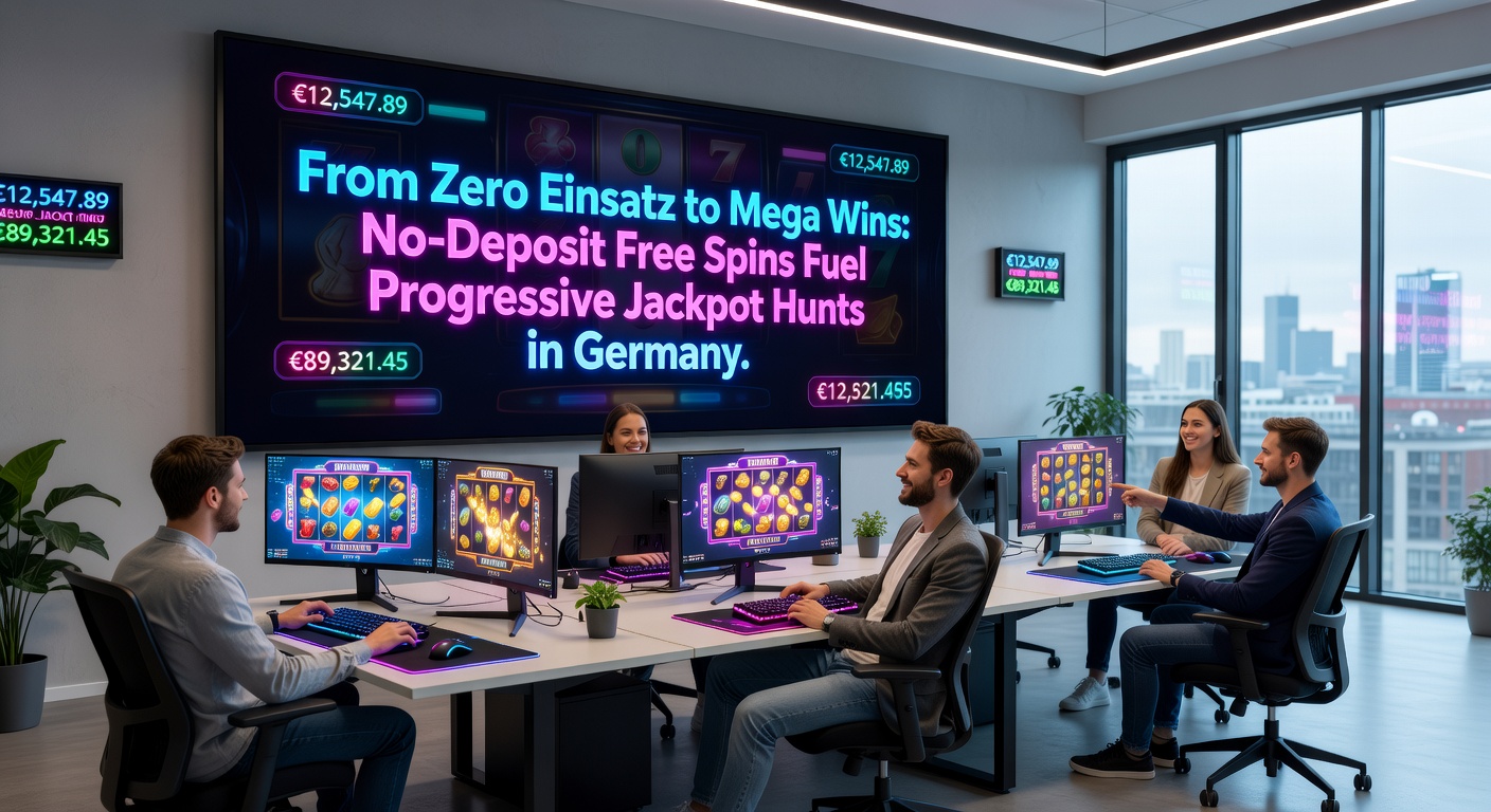Grafik zeigt Wachstum progressiver Jackpots durch No-Deposit-Freispiele in Deutschland