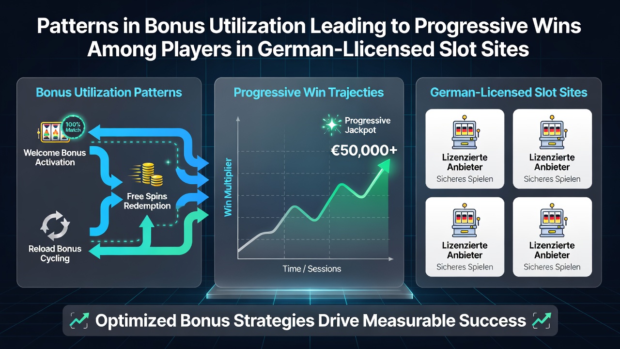 Diagramme zeigen zeitliche Sequenzen von Bonusnutzung und Jackpot-Aktivierungen auf lizenzierten deutschen Slot-Plattformen
